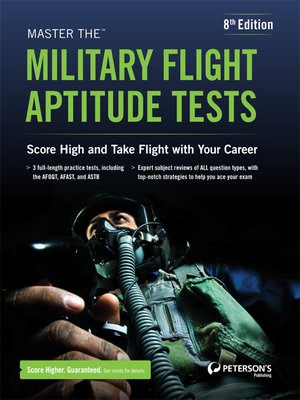 cover image of Master the Military Flight Aptitude Tests